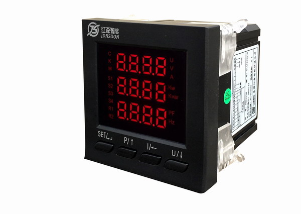 PMS963E 彩屏數(shù)顯電流電壓表(96*96)